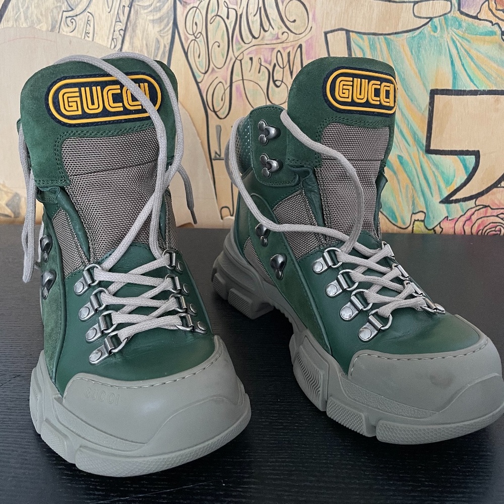 Gucci combat style boot